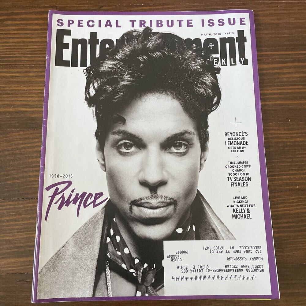 Prince Entertainment Weekly Special Tribute Issue Magazine Music Lives